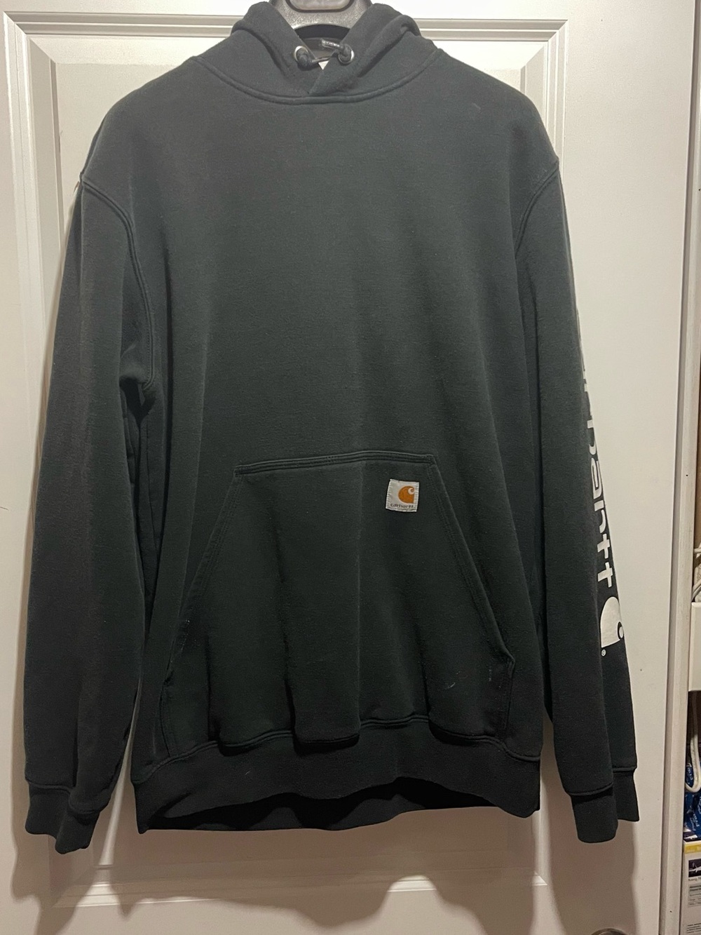 Carhartt dark grey rain defender hoodie